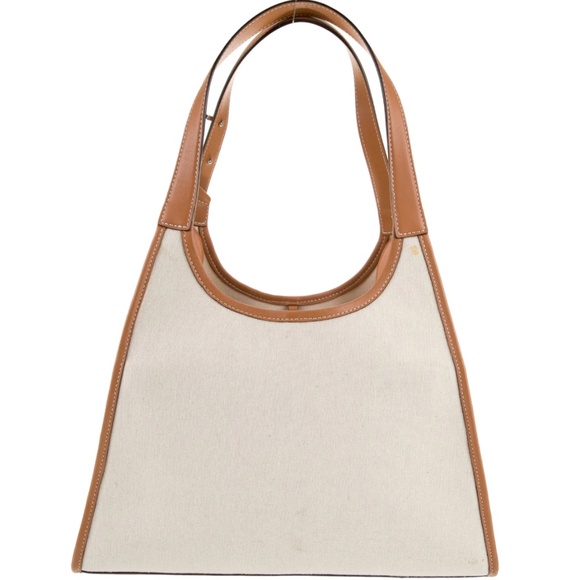 Staud Leather & Canvas Shoulder Bag - Picture 5 of 7